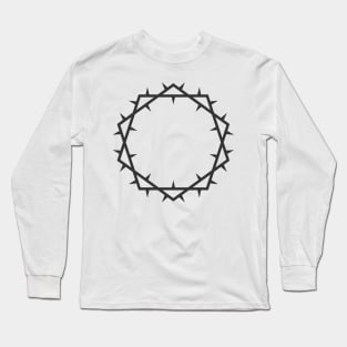 Crown of thorns from the head of Jesus Christ Long Sleeve T-Shirt